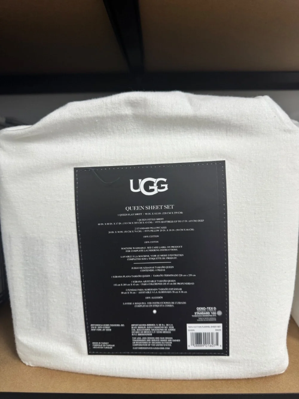 UGG 100% cotton